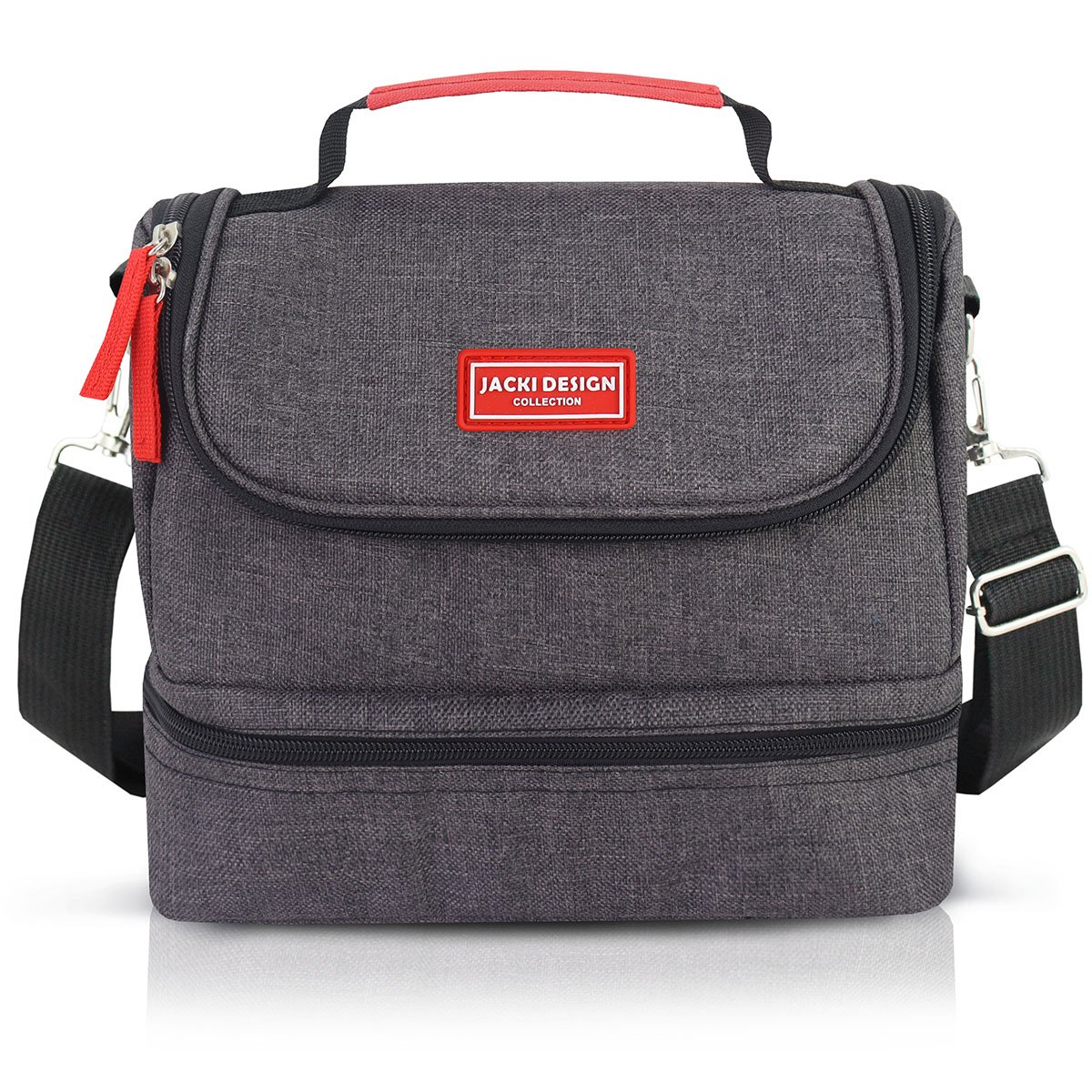 Kit Bolsa Térmica c/ 2 Compartimentos e Necessaire VIBE Pink