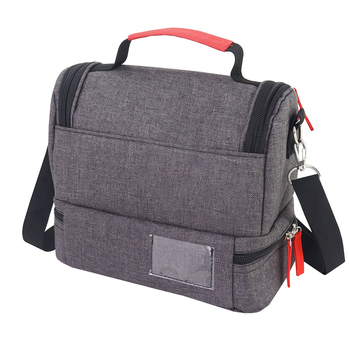 Kit Bolsa Térmica c/ 2 Compartimentos e Necessaire VIBE Pink