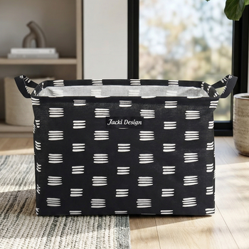 Cesto Organizador Multiuso Retangular 25L - Cinza Escuro