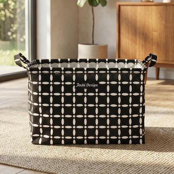 Cesto Organizador Multiuso Retangular 25L - Preto