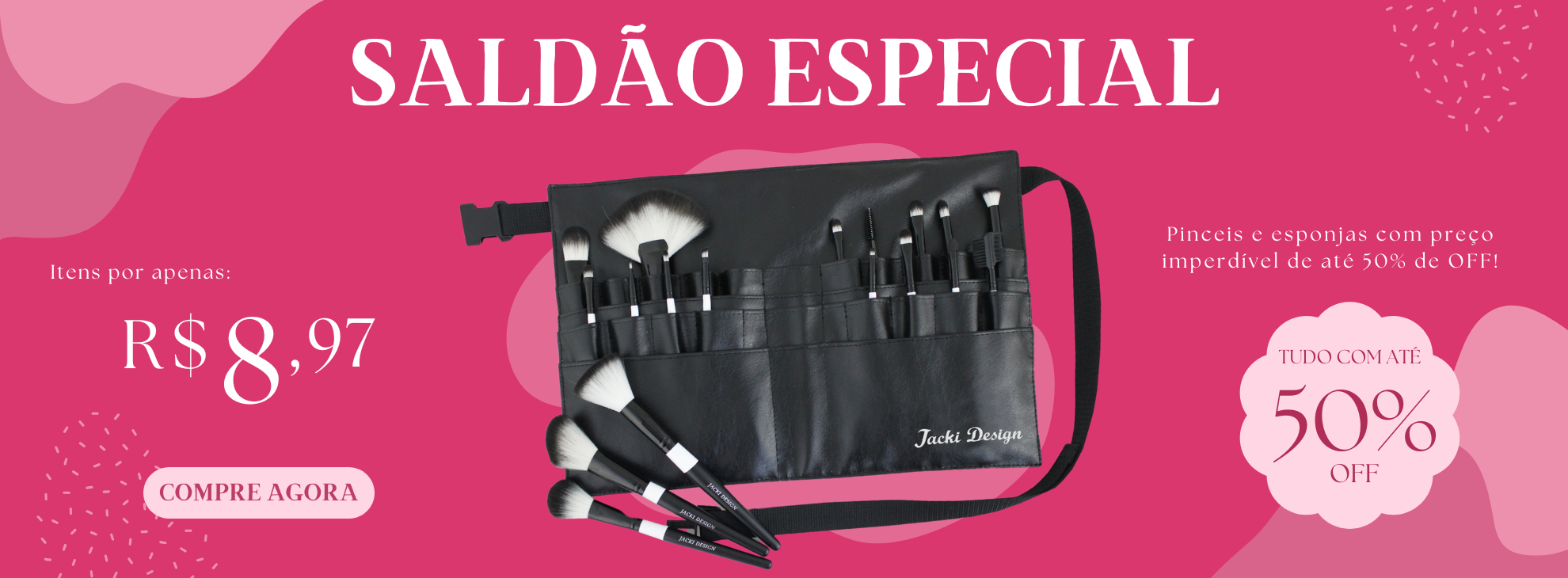Pink Minimalist Skin Care Sale Facebook Ad 1980 x 730 px